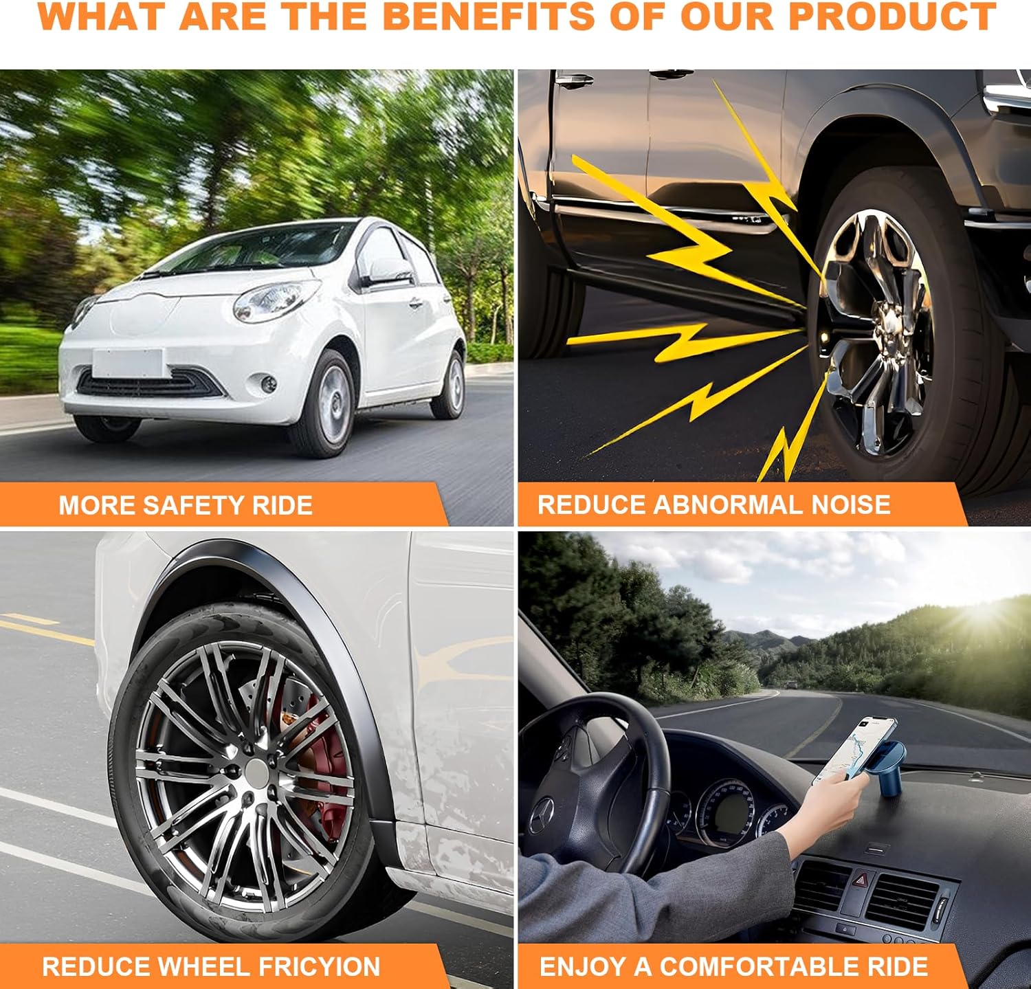 Arrhythmic Rotors Front and Rear Brake Disc Rotor - Automotive Replacement Brake Rotors Set of 4 for GS F 2018 2017 2016 for RC F 2019 2018 2017 2016 2015