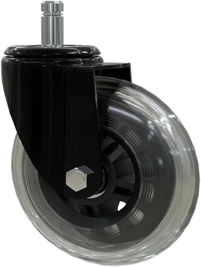 5 pieces/lot 4 inch caster ring polyurethane swivel wheel scooter twist transparent roller