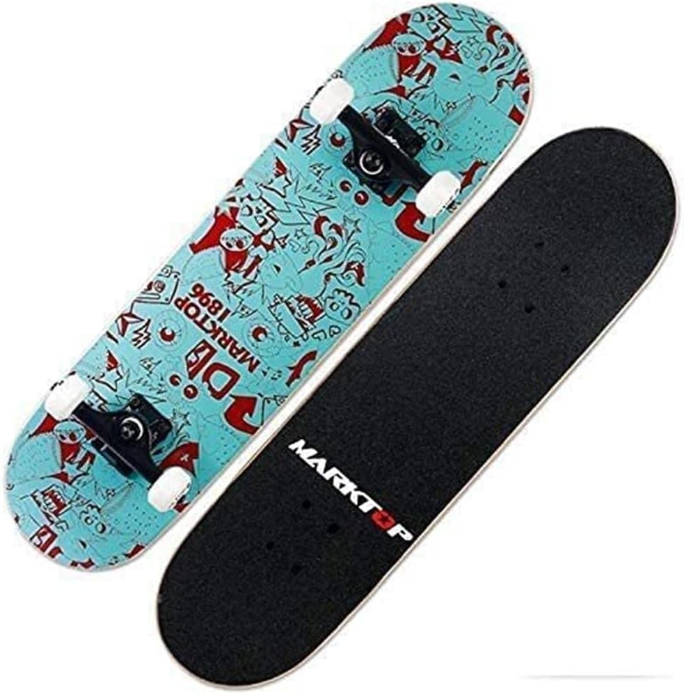 Four-Wheel Skateboard Skills, Four-Wheel Maple, Portable for Adults, Men and Women