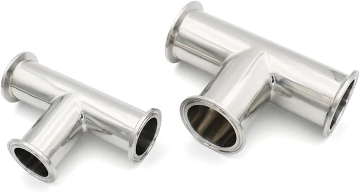 1Pcs SS304 Stainless Steel Pipe Fittings OD19-102mm Three 3 Way 1.5