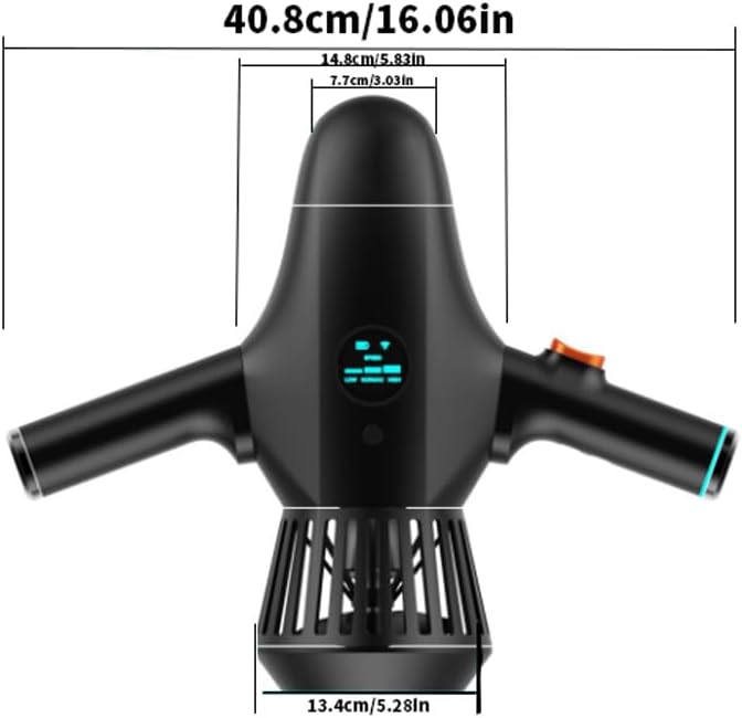 Waterproof Detachable Battery Underwater Scooter Booster, Suitable for Diving, Snorkeling, and Sea Exploration, Dual Engine Adult and Children's Water Sports Thruster