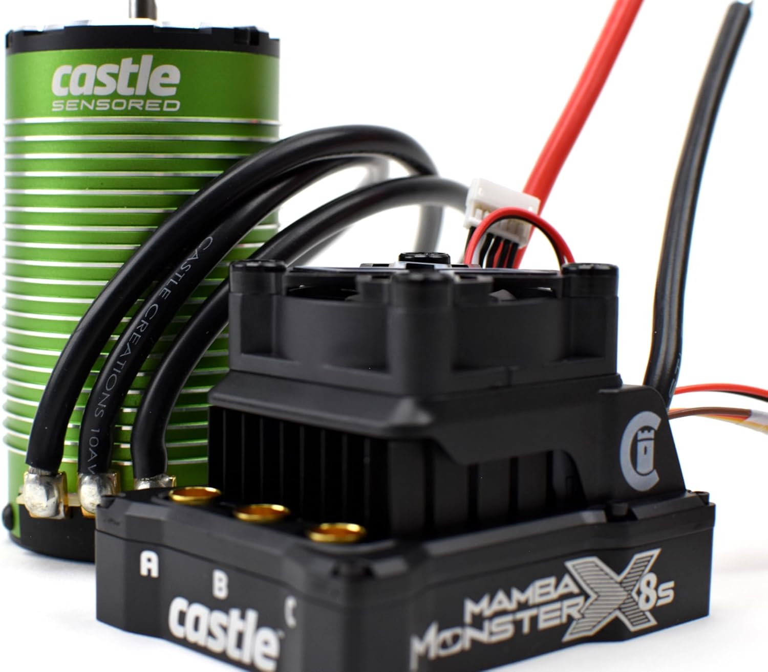 Mamba Monster X 8S, 33.6V ESC W/1717-1260KV SENSORED Motor