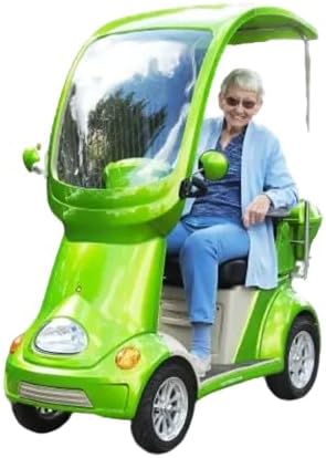 Elevate Your Swing-Four-Wheel Electric Golf Scooter with Canopy Shade