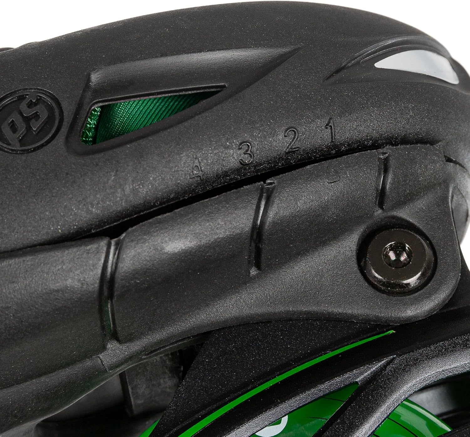 Powerslide Universe 940690 Inline Skates 4 W Green Adjustable for Children ABEC 7 Bearings