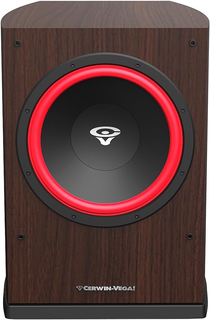 Cerwin Vega! LA Series 10 Home Theater Powered SUBWOOFER - LA110E(Expresso)