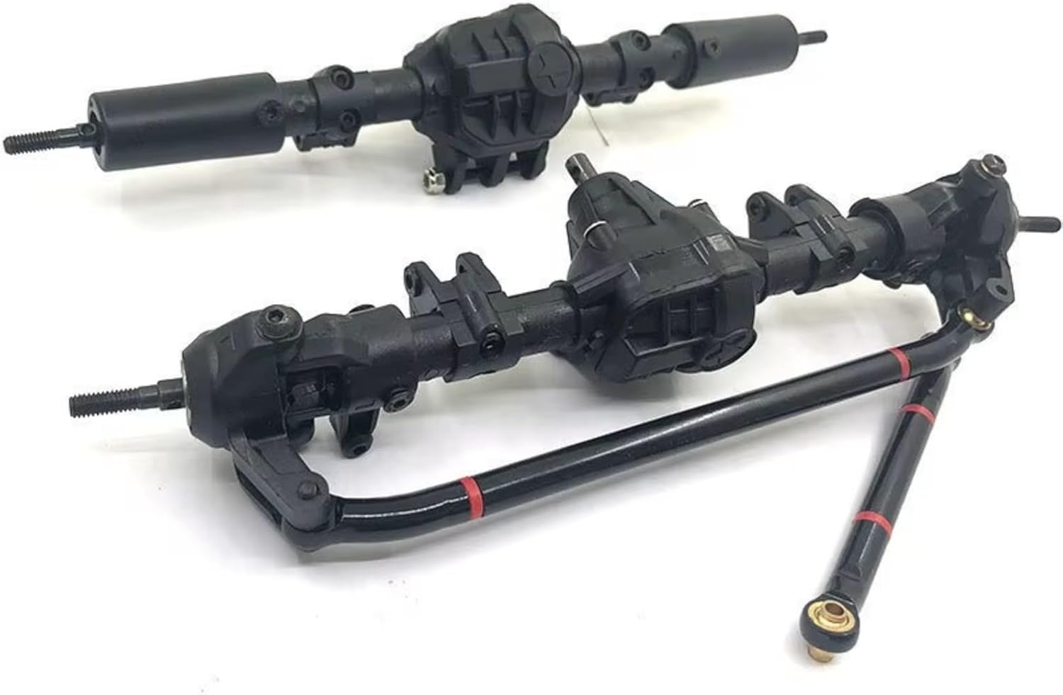 RC Axle Models For Axial For SCX10 II 90046 1/10 Front And Rear Differential Axle RC Crawler Car Upgrade Parts Model Accessories Assemble(1set)