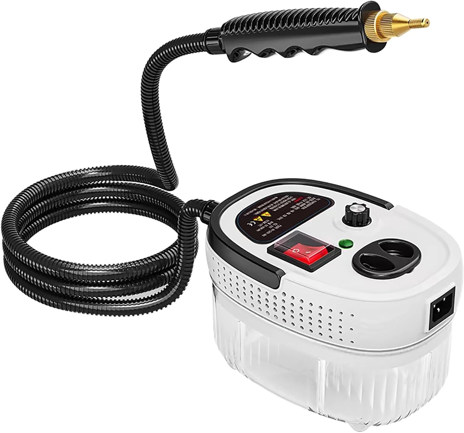 Steam Cleaner with Attachments, Powerful Pressurized Multipurpose Steamer for Cleaning, for Home Floor Cleaning, Grout, Wallpaper Removal, Upholstery(White)