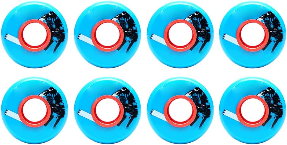 Skate Wheels Replacement, Skateboard Wheels 90A Inline Skate Replacement Wheels Low Noise Inline Speed Skating Wheels PU Wear-Resistant Wheels for or 59mm