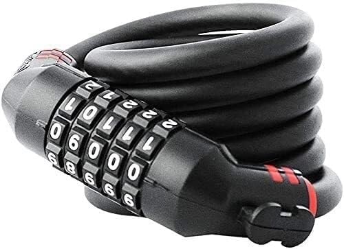 Anti-Theft Chain Lock with 5-Digit Password, High-Security Steel Cable for Motorcycles, Electric Scooters, and More
