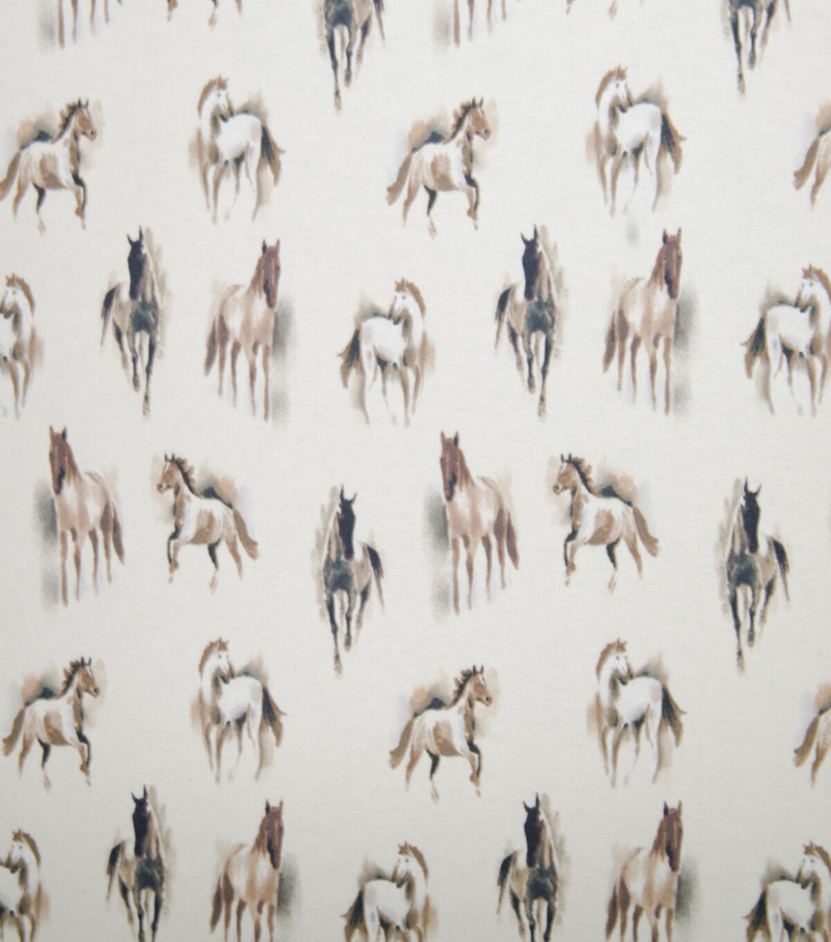 Horses Super Snuggle Flannel Fabric