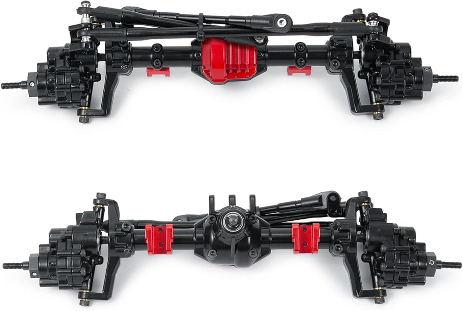 RC Vehicle Axles Compatible with Axial for SCX10 II 90046 90047 90059 90060 Metal Front Rear Axle 1/10 RC Crawler Car Upgrade Parts Accessories(1 Set)