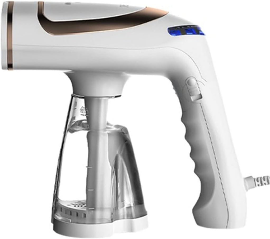 HHHJQFAAT Steamer Clothes Hand-Held Clothes Steamer with Ceramic Iron Panel Steam Iron Garment Fabric (D 1)