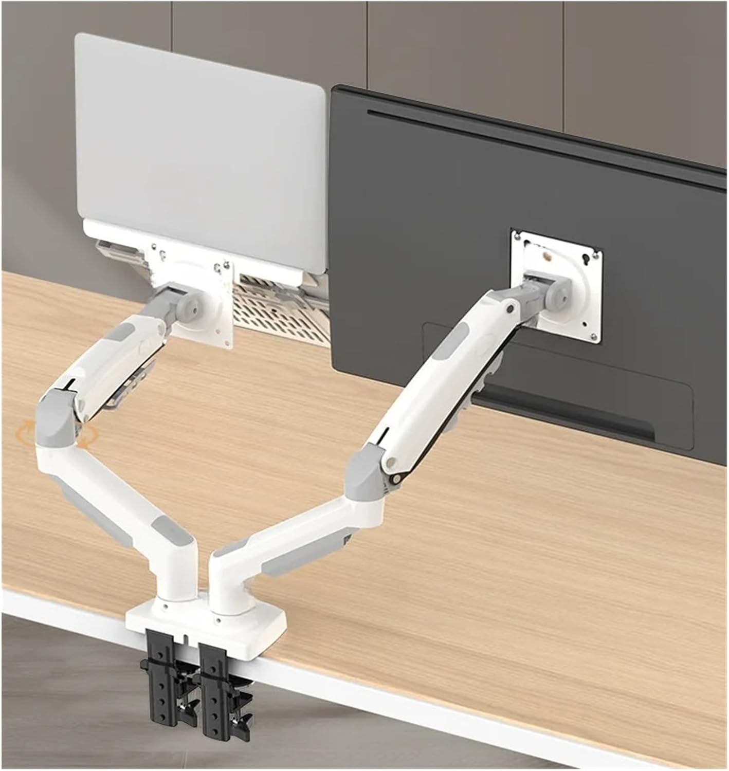 Desktop F160 + FP-2 gas spring arms for 17
