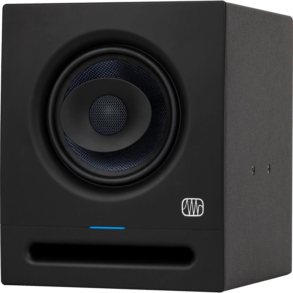 PreSonus Eris Pro 6 2-Way Biamped, Active, 6.5-inch Coaxial Studio Monitor Bundle with Accessories