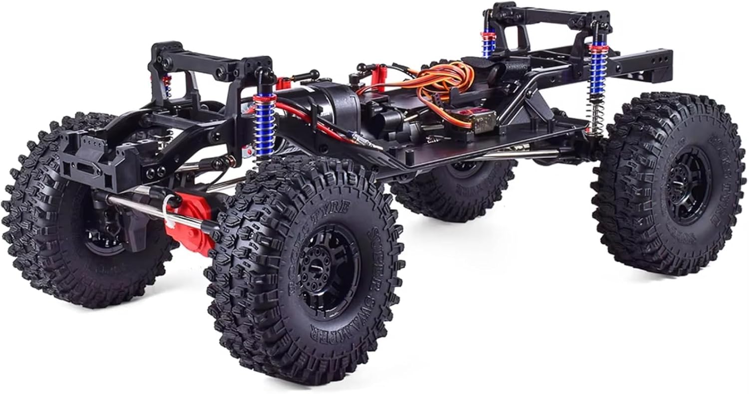 For Traxxas For TRX-4 1/10 RC Car DIY Parts RC 313mm 2-Speed Axle Transmission For Chassis Frame With Differential Portal RC Crawler Frame(With Tires)