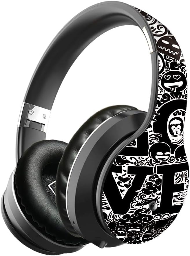 Wireless Gaming Headset Noise Cancelling Over-Ear Headphones 15 Hours of Listening Time, Premium Stereo Sound 3.5mm Computer PC Tablet Home Office Travel with Mic