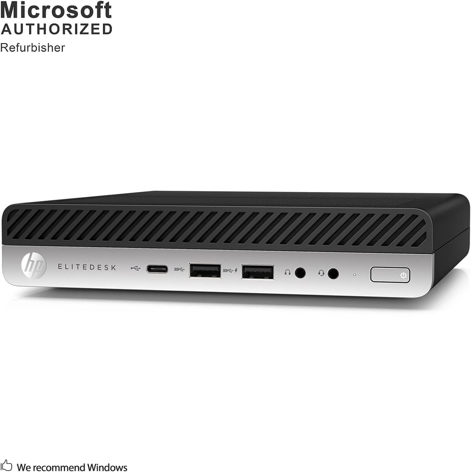 HP EliteDesk 800 G5 Mini Tiny Business Desktop PC, Intel Core i7-9700T up to 4.3GHz, 16GB DDR4 RAM, 512GB SSD, Keyboard and Mouse, WiFi, Bluetooth, windows 11 Pro, Black (Renewed)