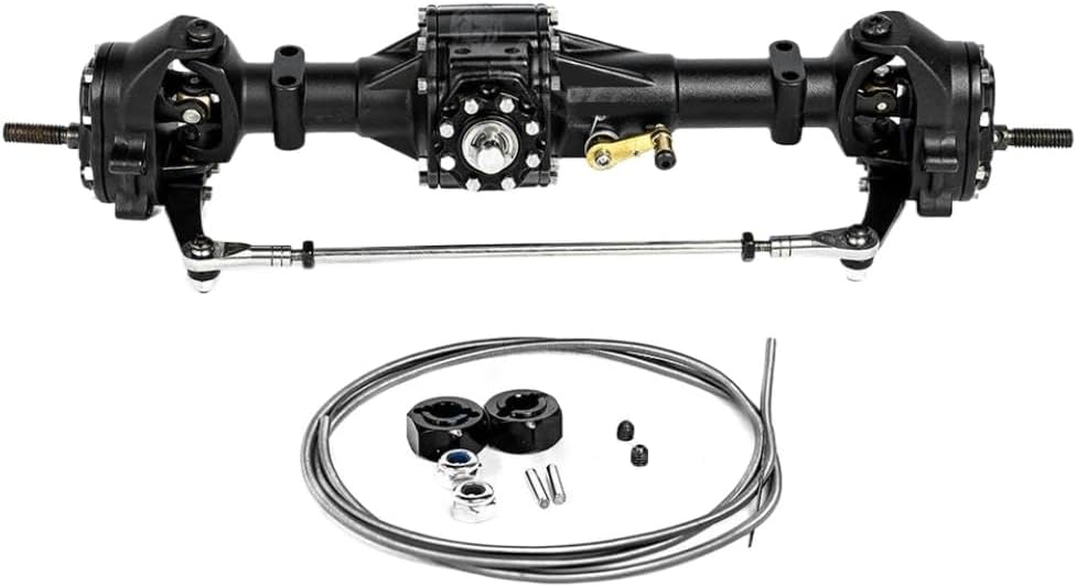 Front Differential Lock Axle 1 10 Compatible with Rave UM406 RC Crawler Car Model Remote Control Spare DIY Part