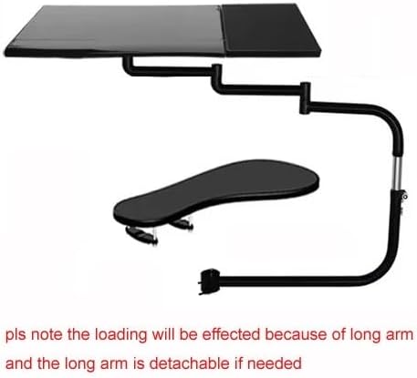 OK330 multifunctional full-motion chair clamp keyboard stand laptop stand mouse suitable for lazy laptop desk(Green)