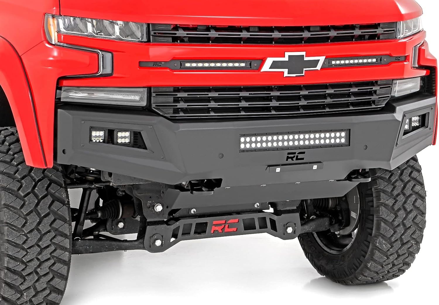 Rough Country Front High Clearance LED Bumper for 19-22 Silverado 1500-10757A