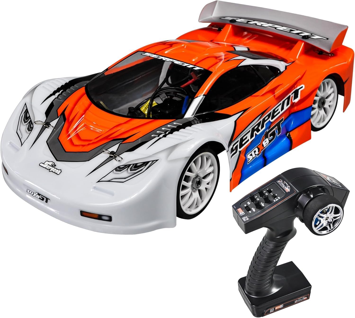 Serpent SRX8 GTE 4wd RTR, 1/8 4wd GT Car, Brushless Speed RC Car RTR, Painted Body, High Speed, Racing, Ready to Run, (Batteries and Charger Not Included)