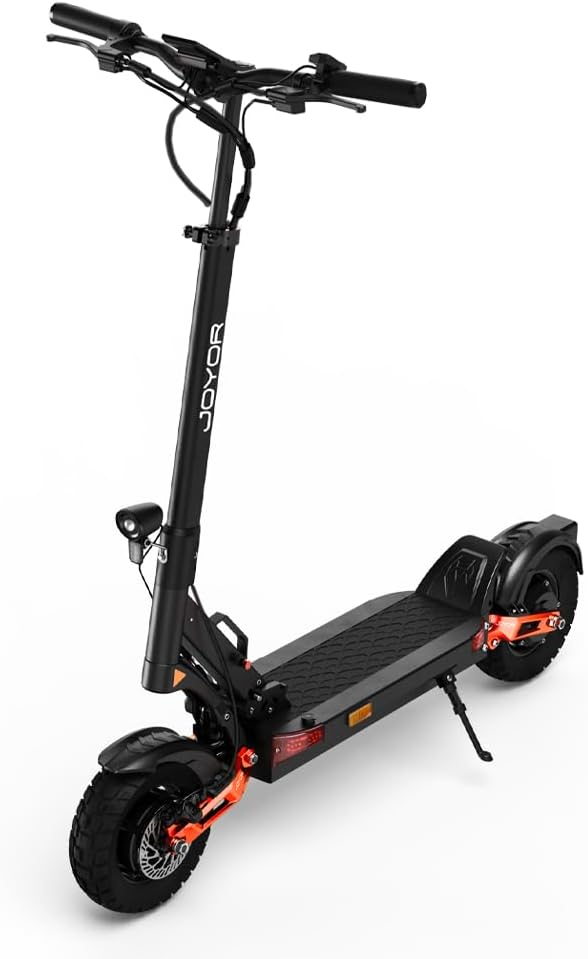 JOYOR S5/S10-S/T10 Electric Scooters, Foldable E-Scooter, 600W-2000W Motor, Disc/Hydraulic Brakes, 31-44 MPH Top Speed, 34-48 Miles Range, 10