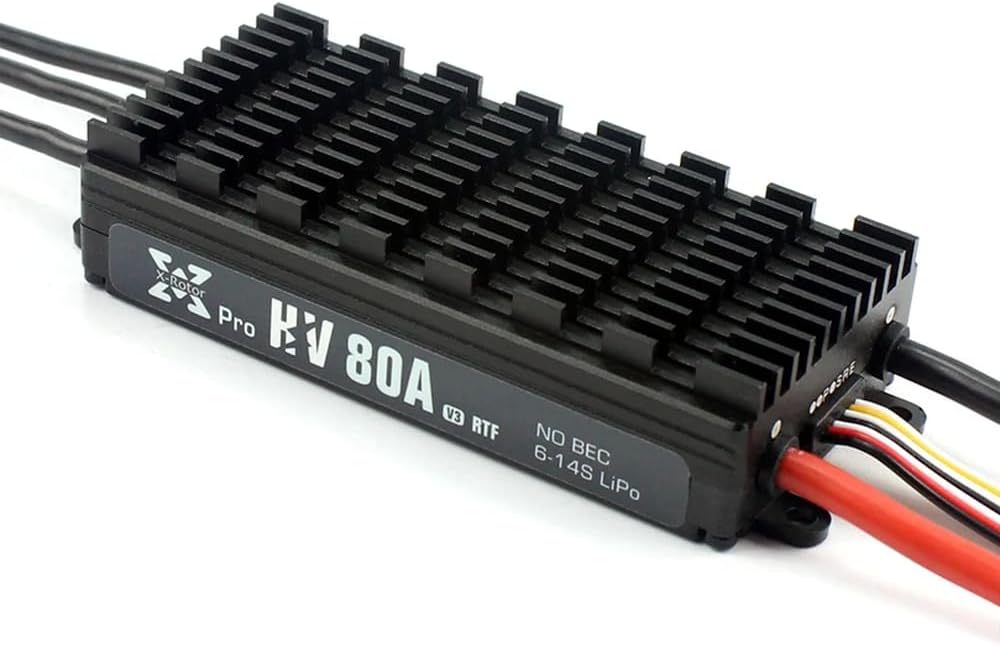 XRotor Pro 80A HV V3 ESC Electronic Speed Controller 14S Compatible with Multicopter Agricultural Drone Helicopter(4pcs)