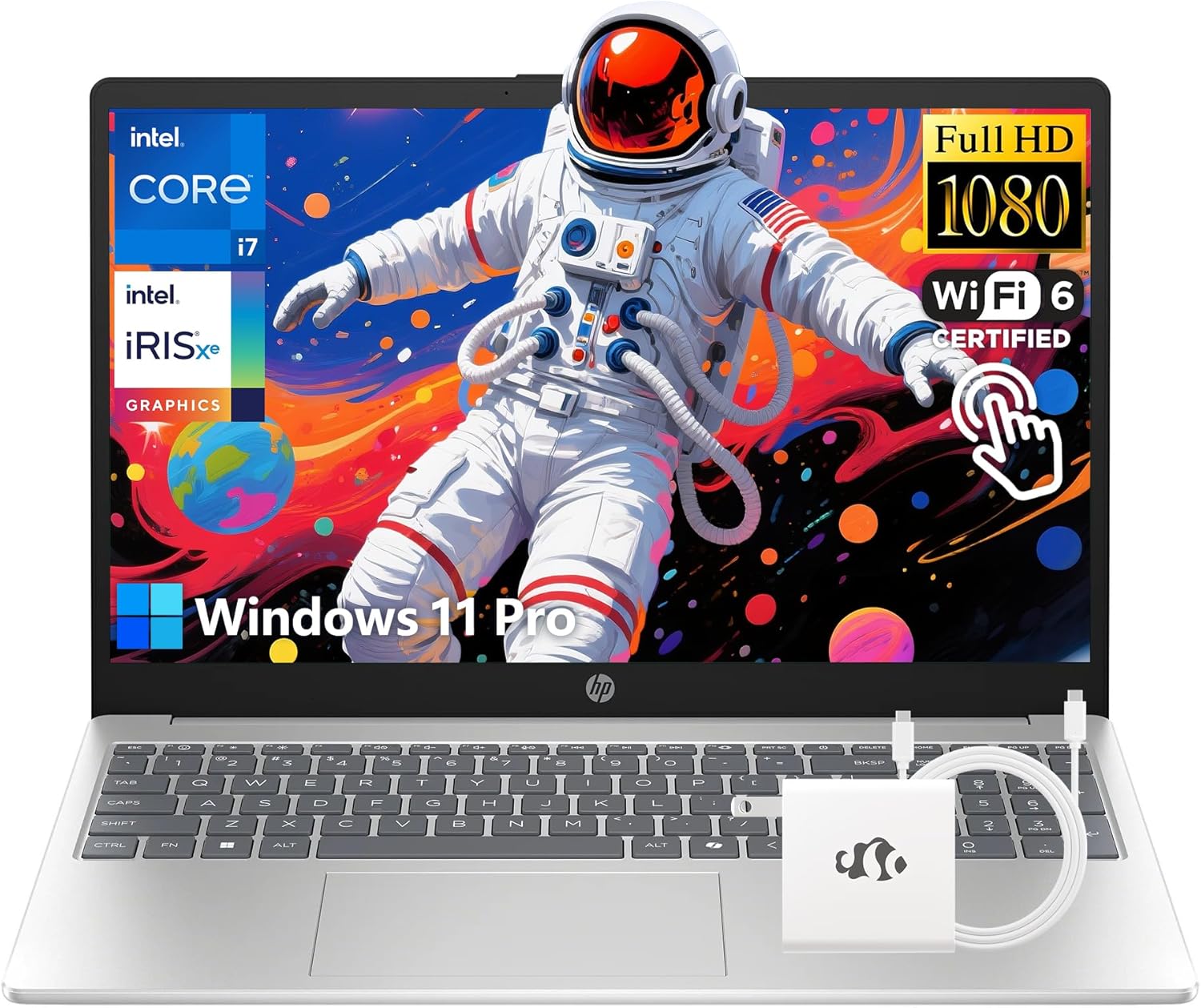 HP i7 Touchscreen Laptop, 10-Core Intel Core i7-1355U(Up to 5GHz, Beat Core 7 160U), 32GB RAM 1TB SSD 15.6