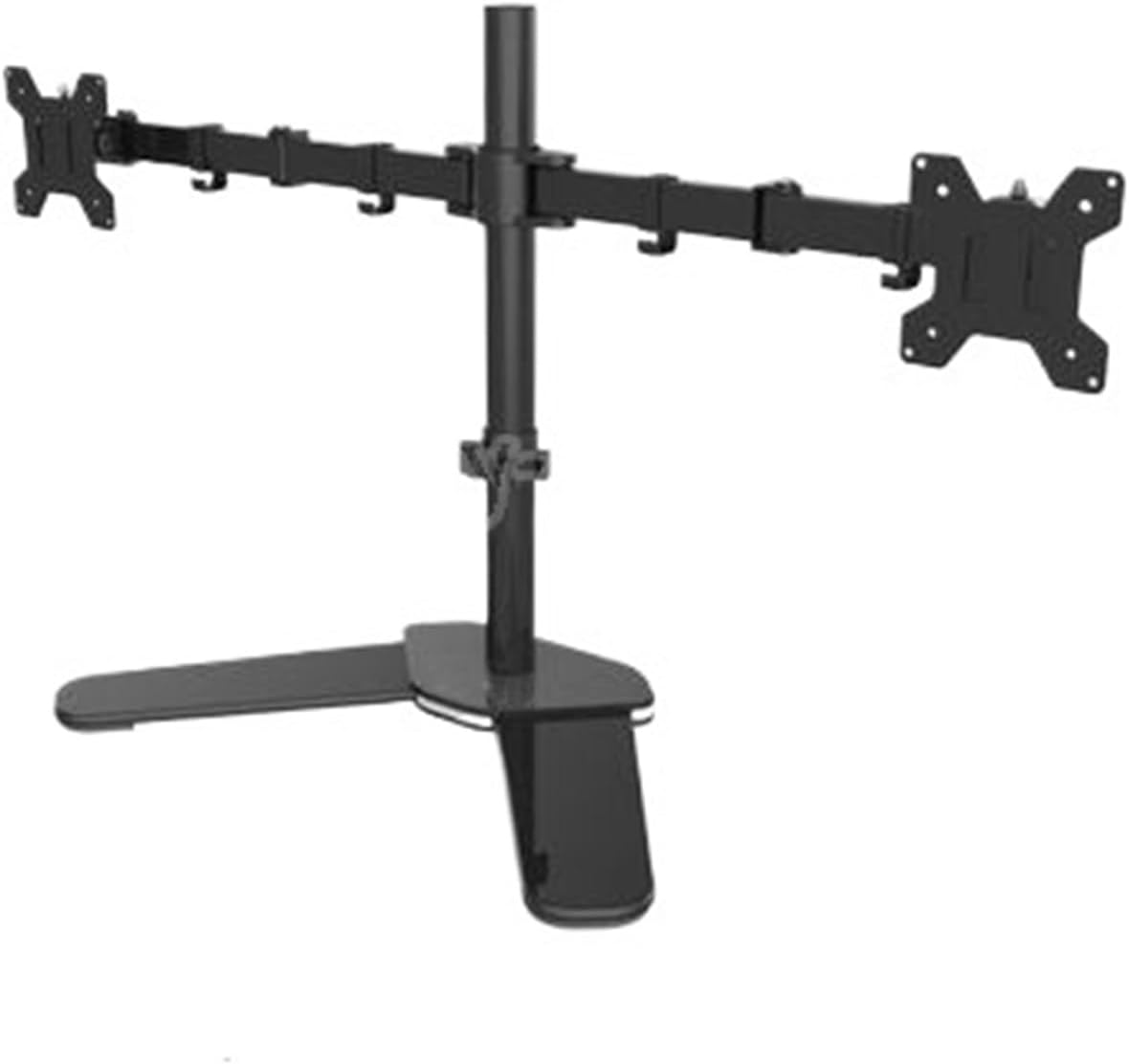 MS01 Desktop Stand Fully Dynamic 360 Degree Dual Monitor Stand 10