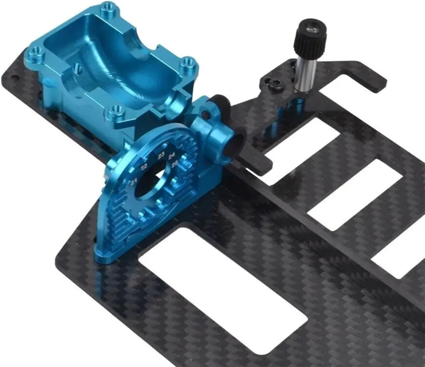 RC Car Frame Parts For Tamiya For TT02 TT02D TT-02R TT-02S TT-02SR 1/10 Chassis Carbon Lower W/Diff Case Rc Car Upgrade Accessories Replacement