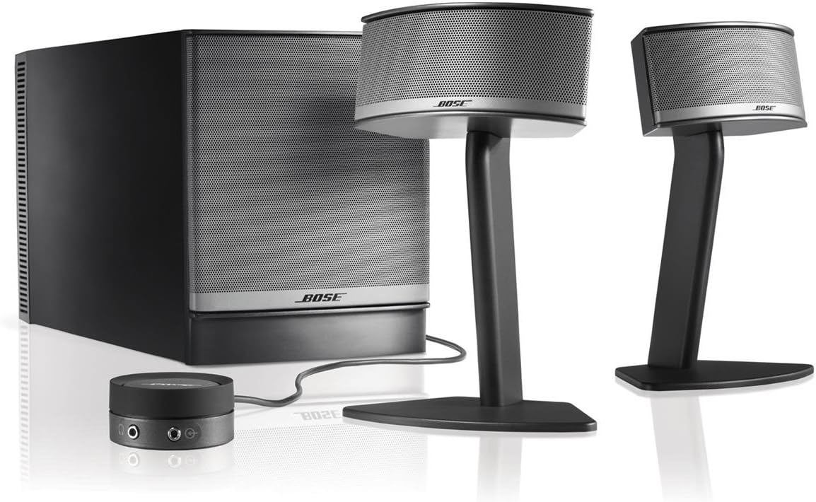 Bose Companion 5 Multimedia Speaker System – Graphite/Silver