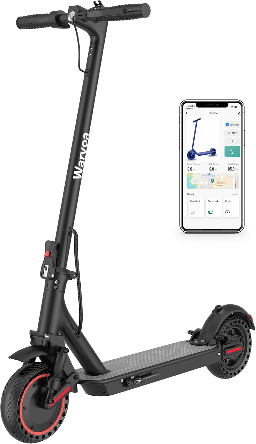 Electric Scooter, 500W Powerful Motor, 19-31 Miles Range, 10