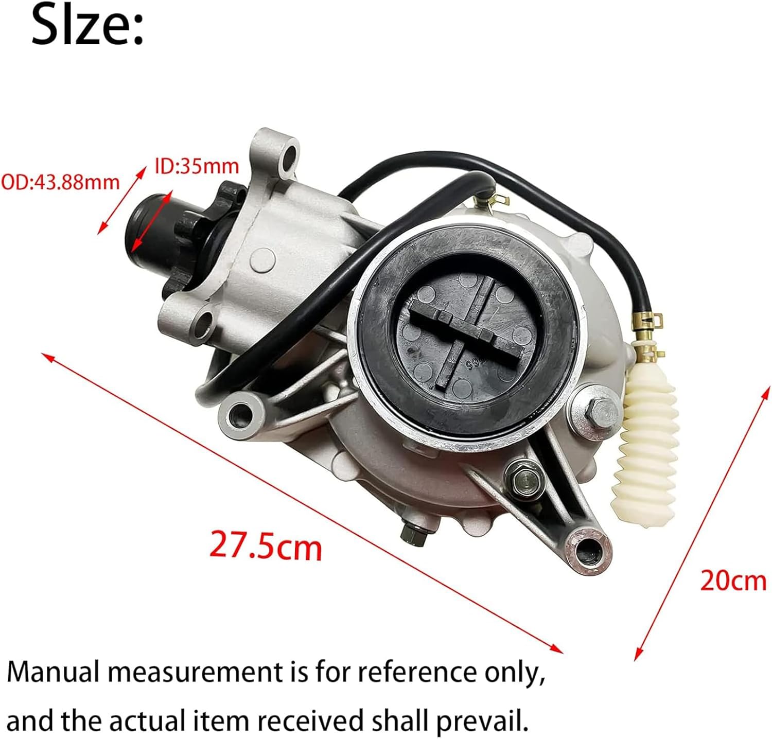 Rear Differential DIF Complet Rear Gear Box Fit for Yamaha Grizzly 660 YFM660FA 4x4 YFM660 2002-2008 5KM-46101-12-00 5KM-46101-11-00