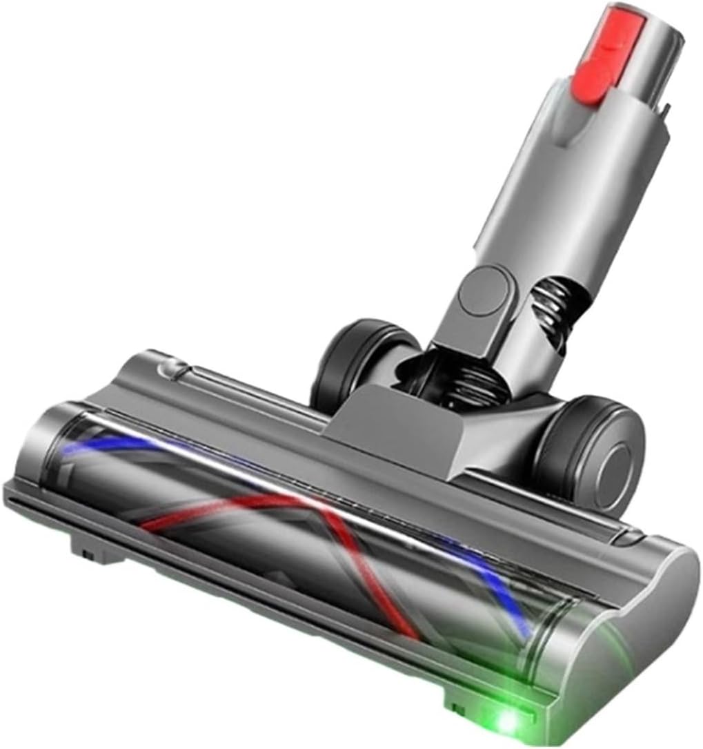 A47T Direct Drive Brush Head，Compatible With Dyson V10 Slim V12 Slim Vacuum Attachment With LED Fine Particle Detection For Carpet Floor Clean