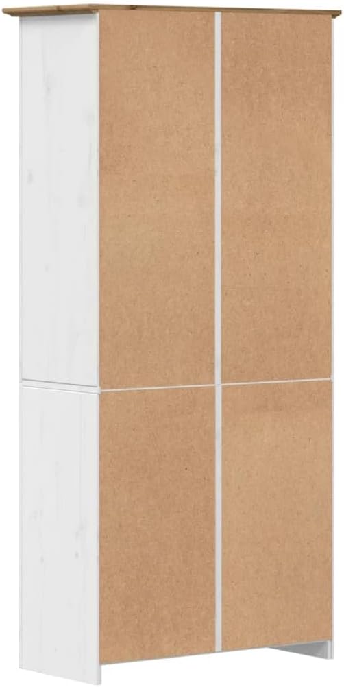 YAFF Bookcase BODO White and Brown 31.5