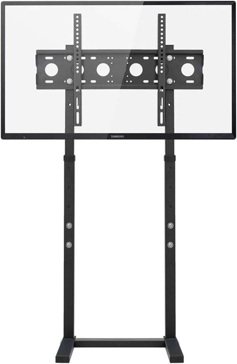 Tall TV Floor Stand Height Adjustable TV Mounting Bracket Suitable for 32-65 Inch LED LCD Monitors Loading 40 kg(Black)