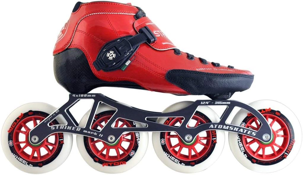 Atom Luigino Strut Inline Skate Package (Atom Matrix Wheels 110mm, Bionic Swiss)