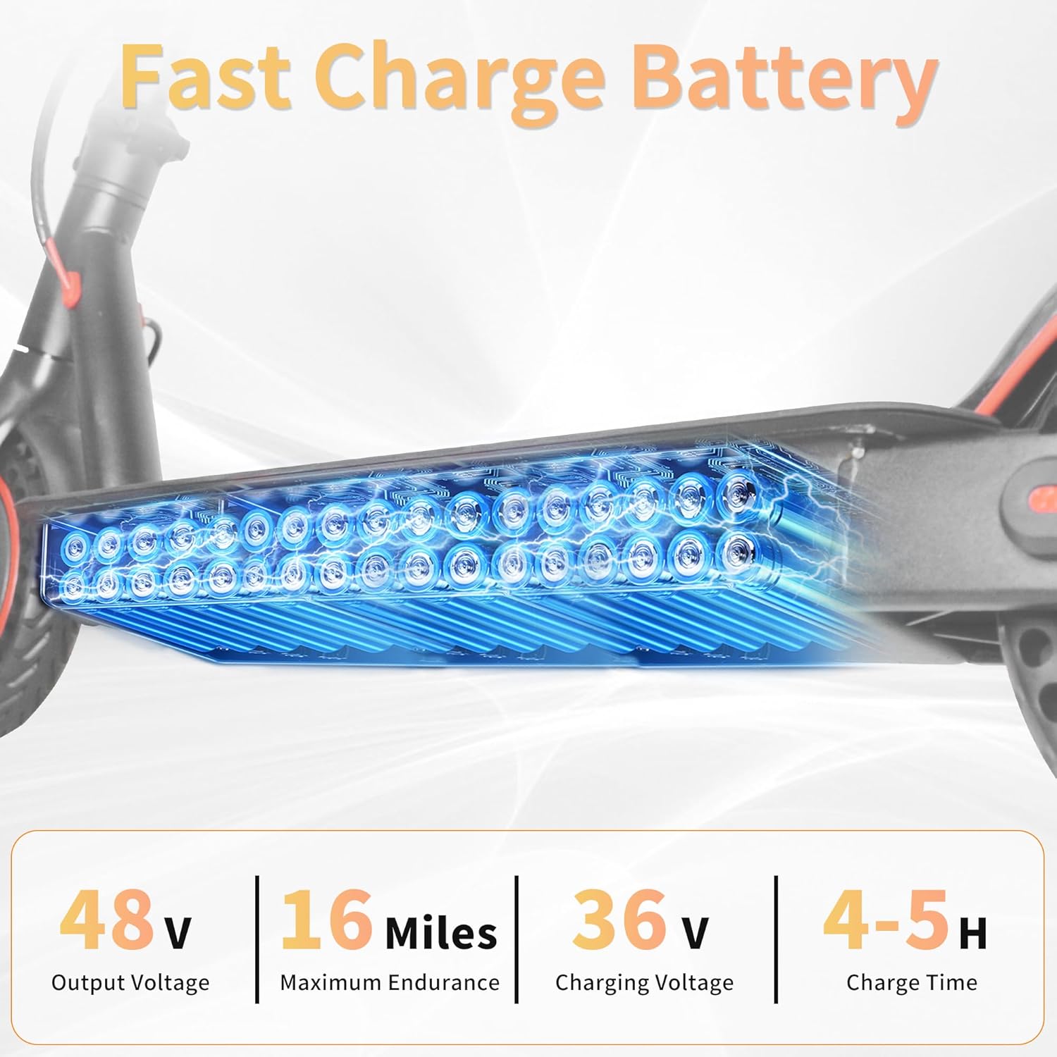 Electric Scooter Adults 16/22 Miles Long Range 21 mph Top Speed Max 500W Motor Brake Pad Lock with Dual Braking and Dual Suspension, App