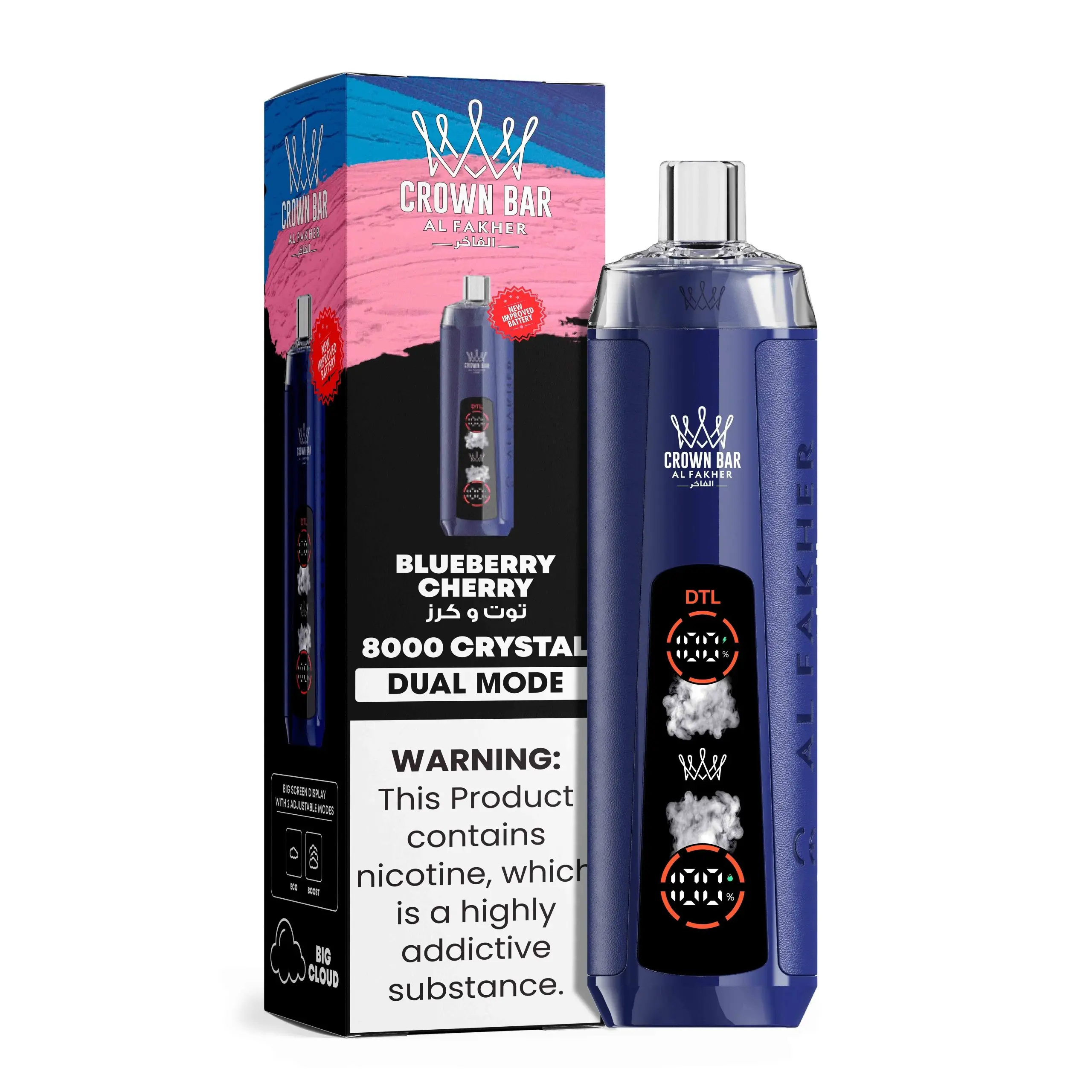 AL FAKHER CRYSTAL 8K (10pcs) - MYEU VAPES