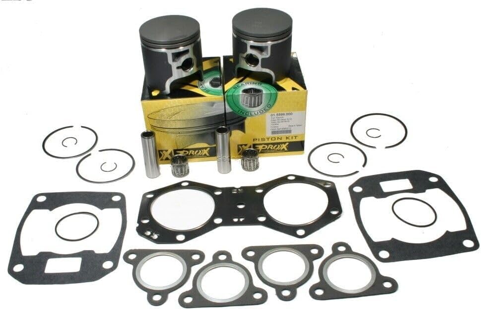 Generic Motorcycle & Scooter Replacement Parts & Accessories For Polaris Indy Trail Touring 550, 2004-2011, Pro-X Std Pistons, Gasket Set, Bearin Index-TRF965-4079, black