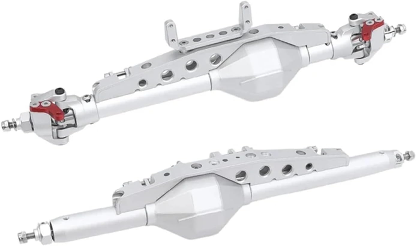 RC Car Accessories for Axial for Capra for Crawler 1/10 RC Upgrade Part Front Rear Axle RC Part Protector Rc Front Rear Axle Upgrade Parts(White)