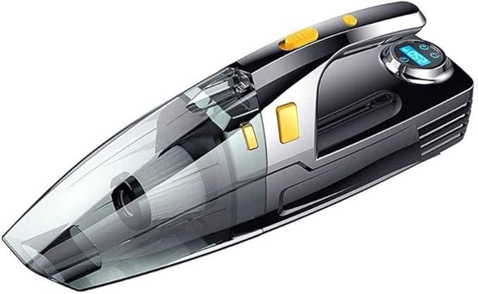 Lsrskkmn Handheld Vacuum Cleaner, Vacuum Handheld, 5500PA Power Vacuum Cleaner Wet/Dry Noise Reduction Portable Vacuum Cleaner Quick Charge Household and Car Vacuum Cleaner, LED Digital Display