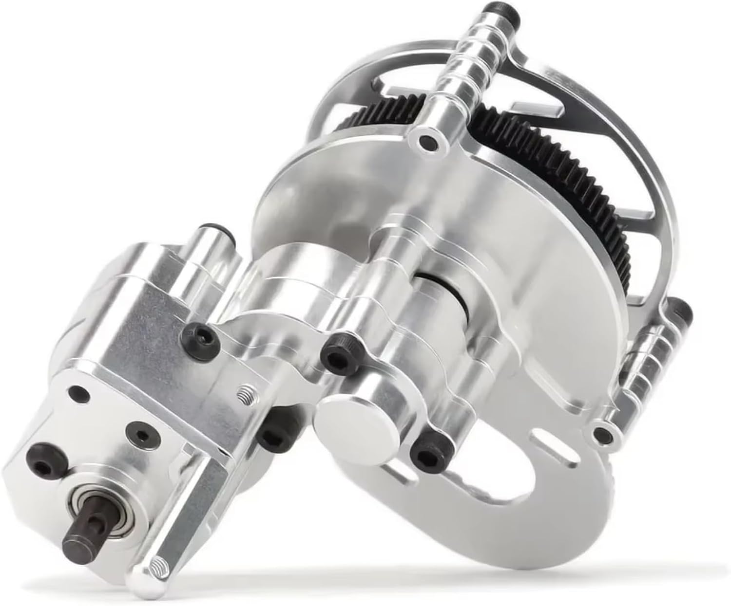 RC Gearboxes For Traxxas For Defender For Bronco K10 F150 For TRX4M 1/18 Meus For Racing Complete Transmission Gearbox RC Crawler Car Upgrades Parts(Titanium)