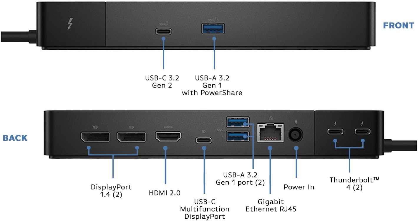 Dell Thunderbolt Dock WD22TB4 - Boomph's Comprehensive Ultimate Performance Dock Solution for Your Workspace
