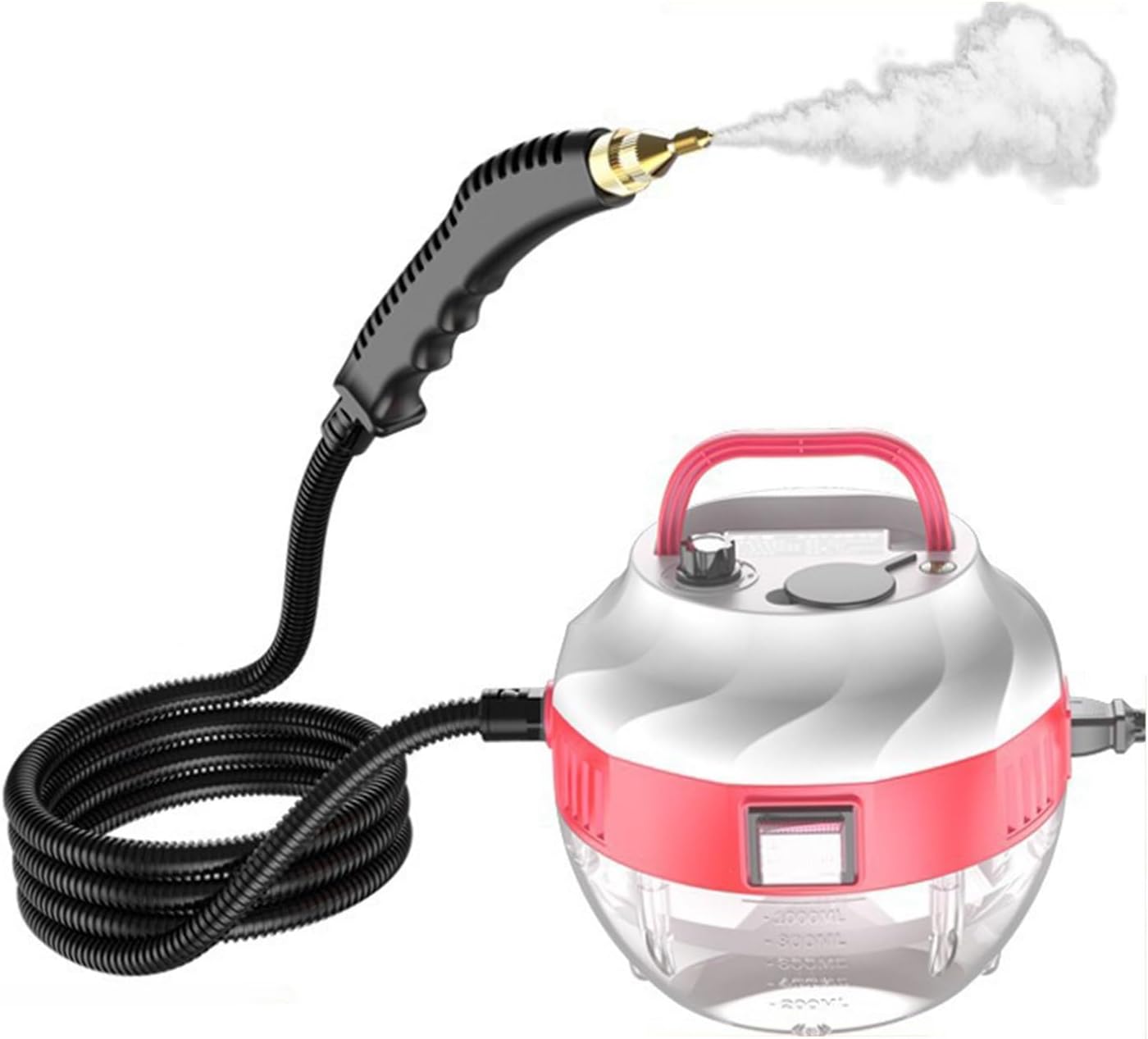 2500W Steam Cleaner, High Pressure Handheld Steam Cleaner with 6-gears Adjustable, Portable Steamer for Cleaning Home Car Upholstery Tile Grout Home(Style3)