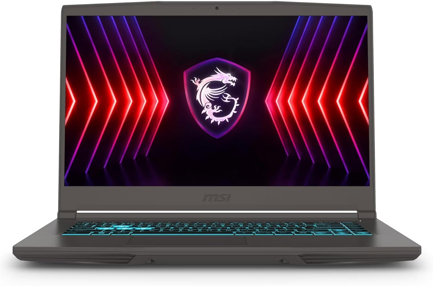 msi Thin 15.6 inch FHD 144Hz Gaming Laptop, AMD Ryzen 5 7535HS, 32GB RAM, 2TB SSD, NVIDIA GeForce RTX 4060, Webcam, Backlit Keyboard, Gray, Windows 11 Pro with Accessories