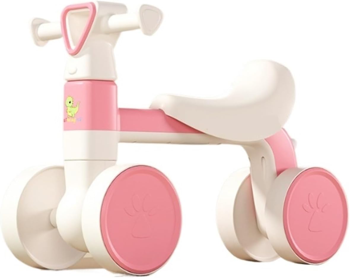 Wiggle Scooter Swing Car 4 WheelsBalance Bike Toys with Music No Pedal Wiggle Car for Boy Girls Indoor Outdoor Play(Pink)