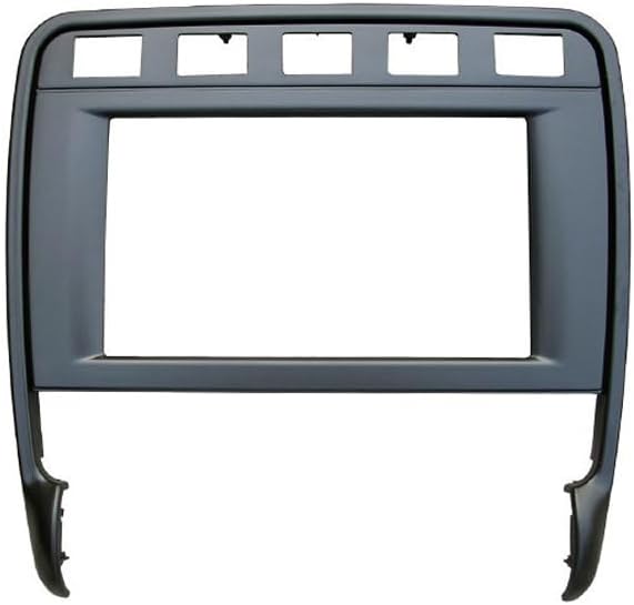 BBLKLQJDM Stereo Dash kit 2DIN Car Stereo Radio Fascia Plate Panel Frame Compatible with Cayenne Turbo 2009 CD/DVD Radio Panel Dashboard Frame Mount