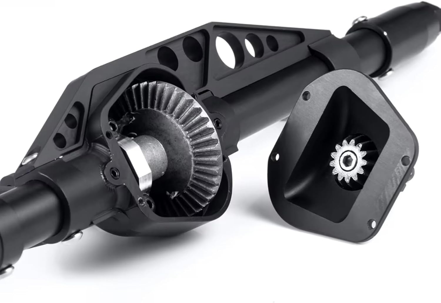 Compatible with Axial for Wraith 90018 90053 90048 RR10 1/10 RC Cars Parts Metal and Front and Middle Rear Axles Set RC Front and Rear Axle(1Set)