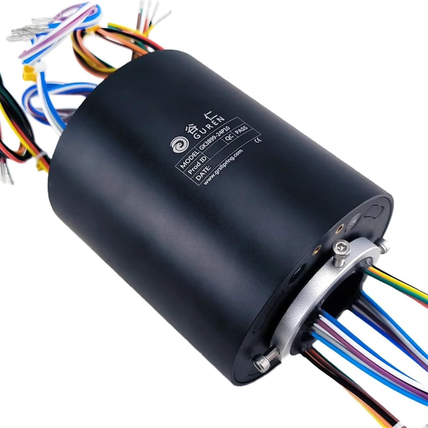 24-Way Conductive Ring Hollow Through-Hole Circuit Ring high-Power Electric Rotary Joint Multi-Way Electrical Slip Ring